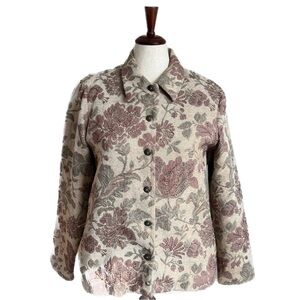 Floral Tapestry Alfred Dunner Women's Jacket w/ Beading